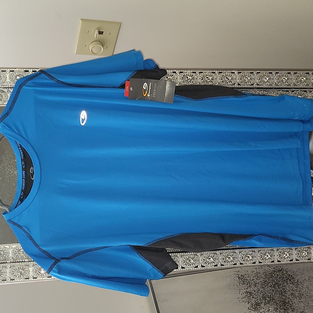 NWT🔥 Men's Champion Power Core With DUO-DRY+ Fitted Performance Tee!